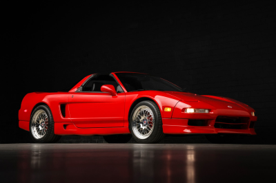 1996 Acura NSX in Formula Red over Black