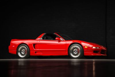 1996 Acura NSX in Formula Red over Black