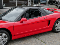 1993 Acura NSX in Formula Red over Black