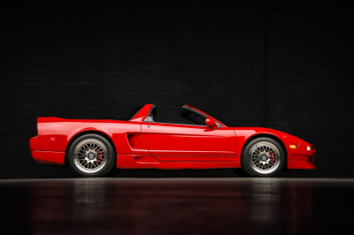 1996 Acura NSX in Formula Red over Black