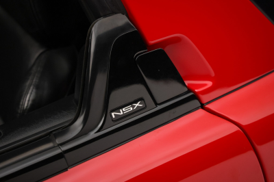 1996 Acura NSX in Formula Red over Black