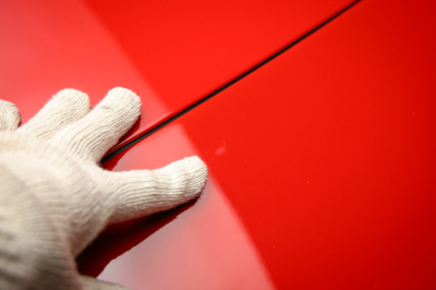 1996 Acura NSX in Formula Red over Black