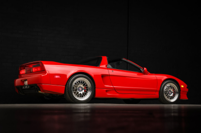 1996 Acura NSX in Formula Red over Black