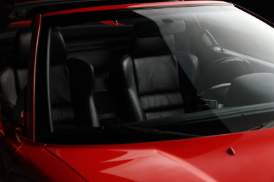 1996 Acura NSX in Formula Red over Black