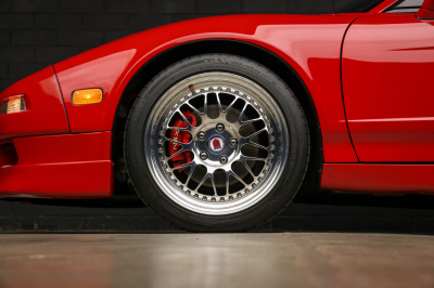 1996 Acura NSX in Formula Red over Black