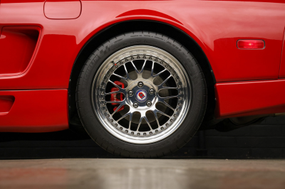 1996 Acura NSX in Formula Red over Black