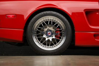 1996 Acura NSX in Formula Red over Black