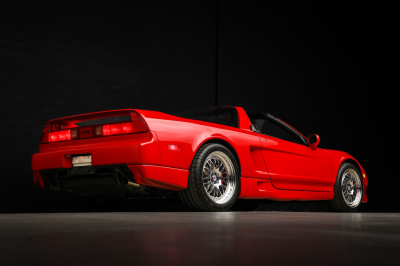 1996 Acura NSX in Formula Red over Black