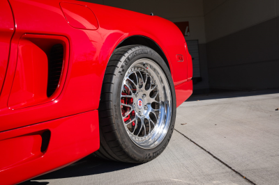 1996 Acura NSX in Formula Red over Black