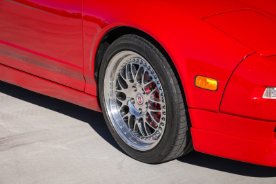 1996 Acura NSX in Formula Red over Black