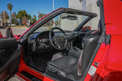 1996 Acura NSX in Formula Red over Black