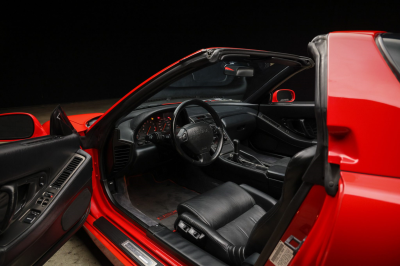 1996 Acura NSX in Formula Red over Black