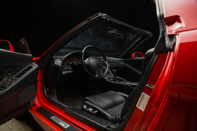 1996 Acura NSX in Formula Red over Black