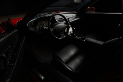 1996 Acura NSX in Formula Red over Black