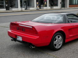 1993 Acura NSX in Formula Red over Black