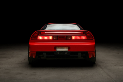 1996 Acura NSX in Formula Red over Black
