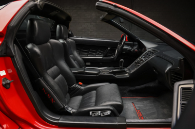 1996 Acura NSX in Formula Red over Black