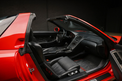1996 Acura NSX in Formula Red over Black