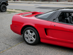 1993 Acura NSX in Formula Red over Black