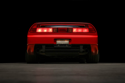 1996 Acura NSX in Formula Red over Black