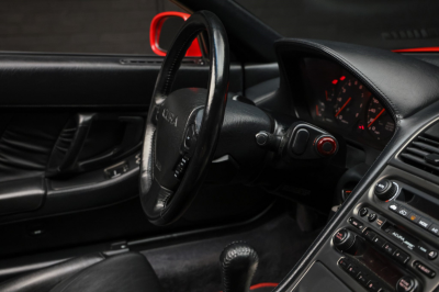 1996 Acura NSX in Formula Red over Black