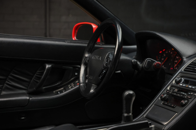 1996 Acura NSX in Formula Red over Black