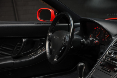 1996 Acura NSX in Formula Red over Black