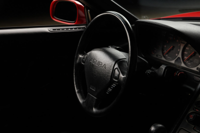 1996 Acura NSX in Formula Red over Black