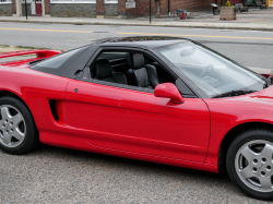 1993 Acura NSX in Formula Red over Black