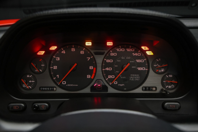 1996 Acura NSX in Formula Red over Black
