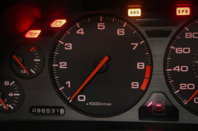 1996 Acura NSX in Formula Red over Black