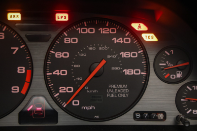 1996 Acura NSX in Formula Red over Black