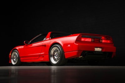 1996 Acura NSX in Formula Red over Black