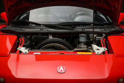 1996 Acura NSX in Formula Red over Black