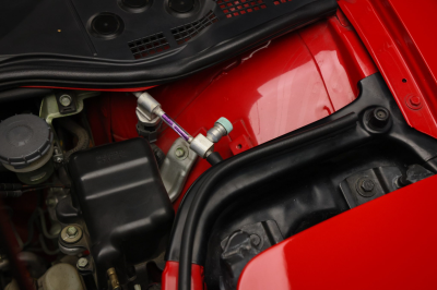 1996 Acura NSX in Formula Red over Black