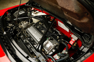 1996 Acura NSX in Formula Red over Black