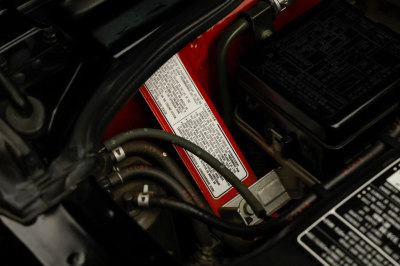1996 Acura NSX in Formula Red over Black