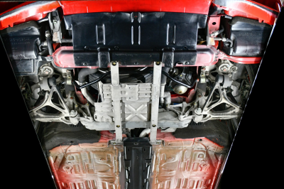 1996 Acura NSX in Formula Red over Black