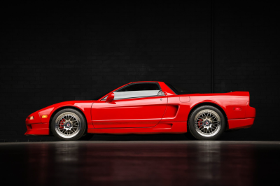 1996 Acura NSX in Formula Red over Black