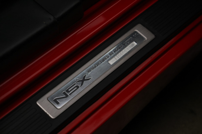 1996 Acura NSX in Formula Red over Black