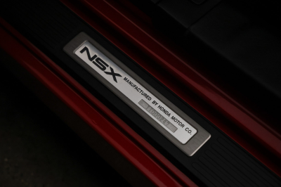 1996 Acura NSX in Formula Red over Black
