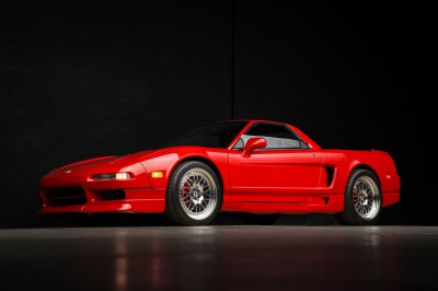 1996 Acura NSX in Formula Red over Black