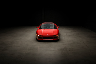 1996 Acura NSX in Formula Red over Black