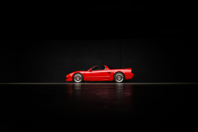 1996 Acura NSX in Formula Red over Black