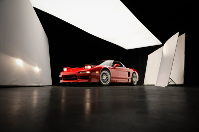 1996 Acura NSX in Formula Red over Black