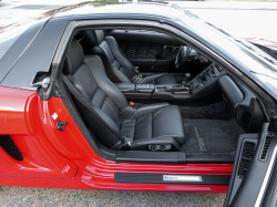 1993 Acura NSX in Formula Red over Black