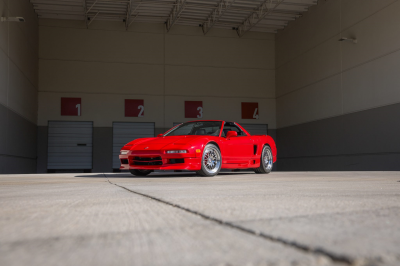 1996 Acura NSX in Formula Red over Black