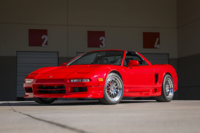 1996 Acura NSX in Formula Red over Black