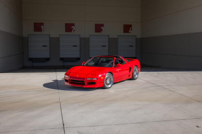 1996 Acura NSX in Formula Red over Black