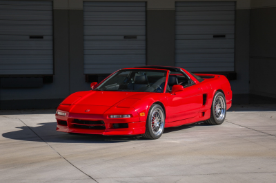 1996 Acura NSX in Formula Red over Black